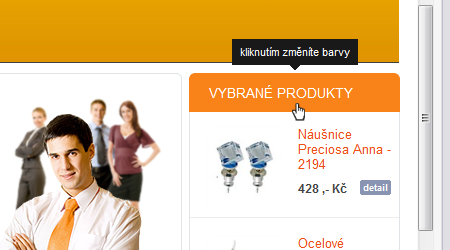 Prvek u kterého lze změnit vzhled