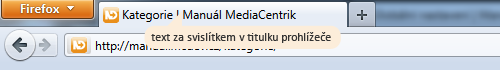 Text za svislítkem v okně prohlížeče 
